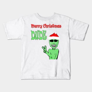 Merry Christmas Dude Kids T-Shirt